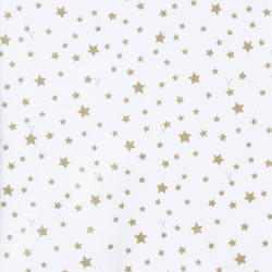 Coated  Cotton DOUSNUI White / Gold22